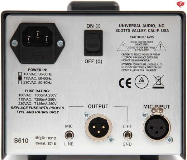 Solo 610 Classic Tube Preamplifier & DI Box - Image 3