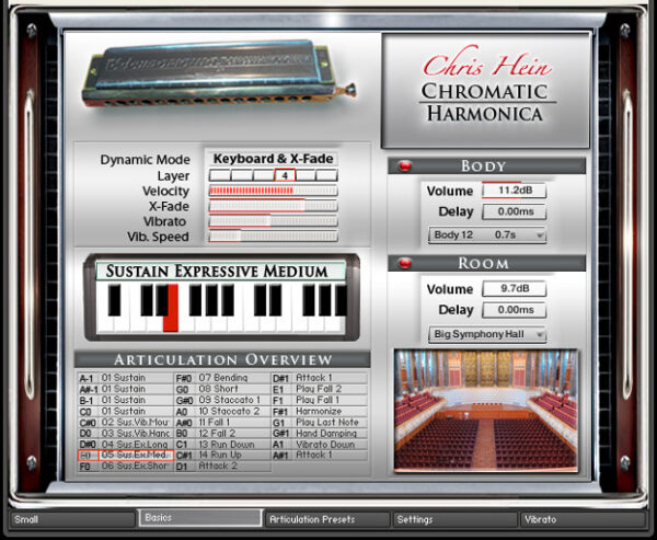 Chris Hein Chromatic Harmonica - Image 2