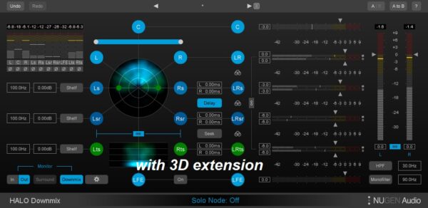 Halo Downmix with 3D extension