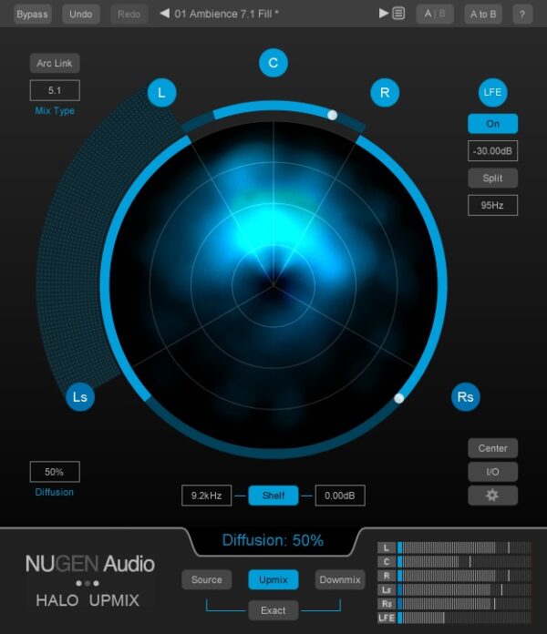 Halo Upmix 3D Extension