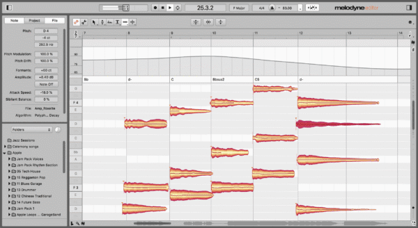Melodyne 5 Editor