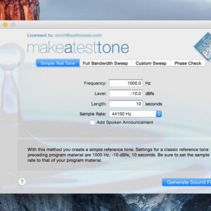 Make A Test Tone