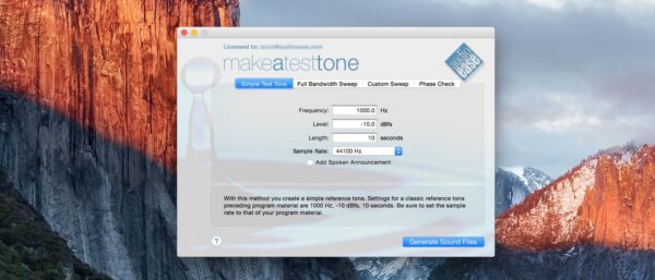Make A Test Tone