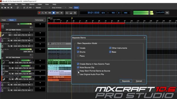 Mixcraft 10.6 Pro Studio - Image 2