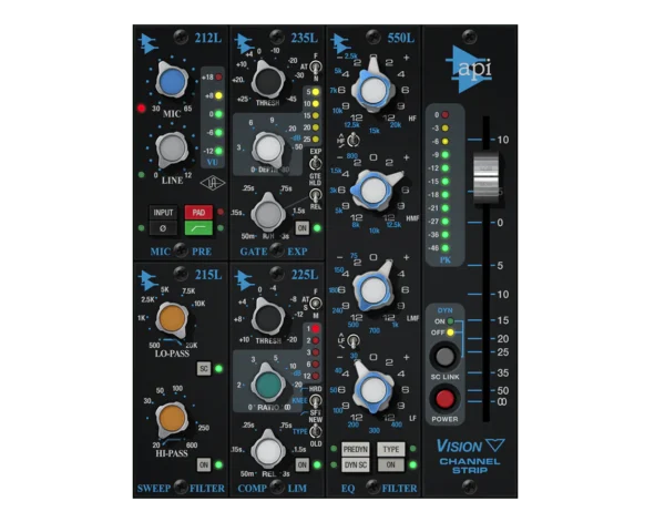 UAD API Vision Channel Strip Collection