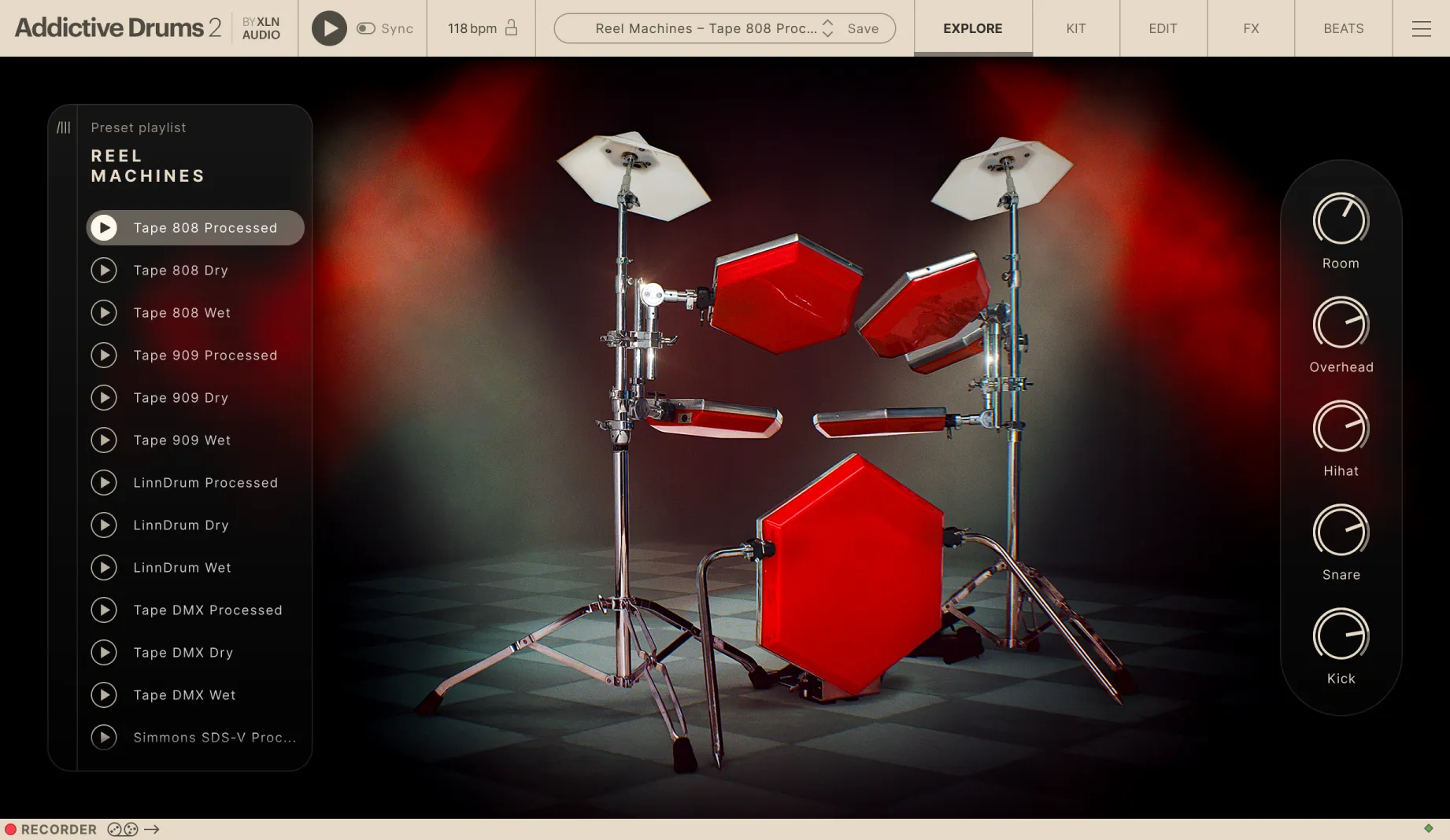 Addictive Drums 2: Reel Machines ADpak