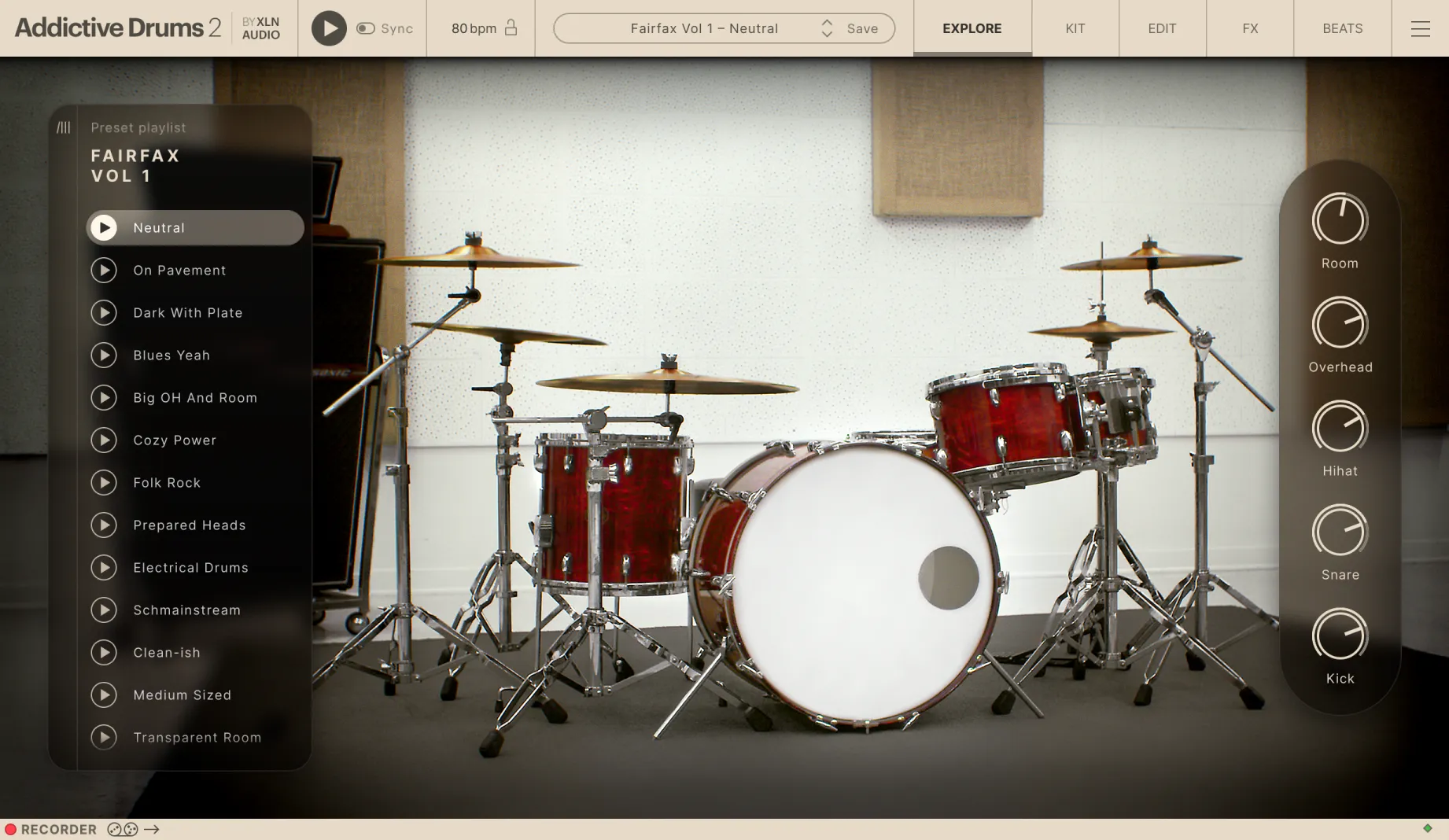 Addictive Drums 2: Fairfax Vol. 1 ADpak