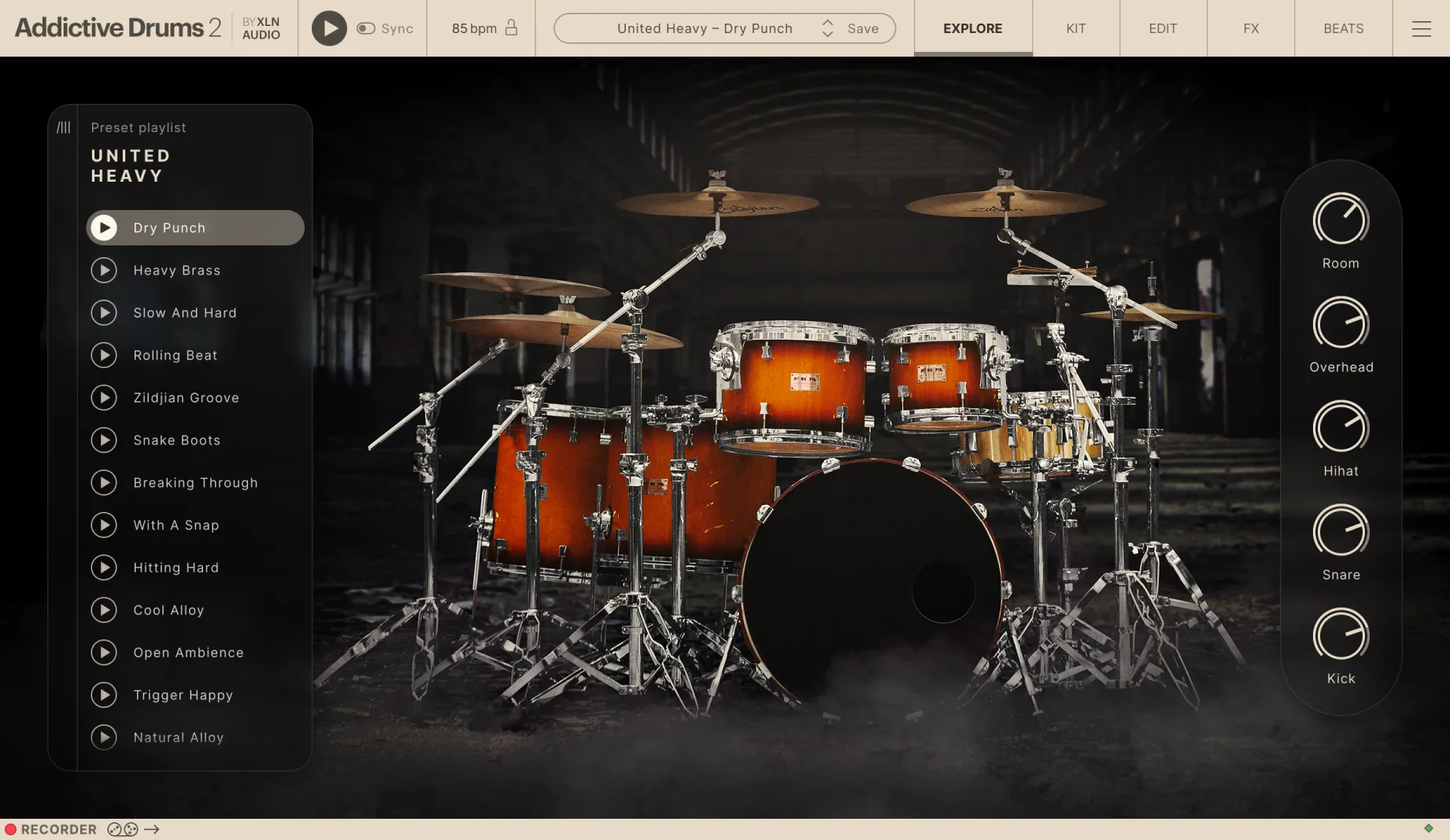 Addictive Drums 2: United Heavy ADpak
