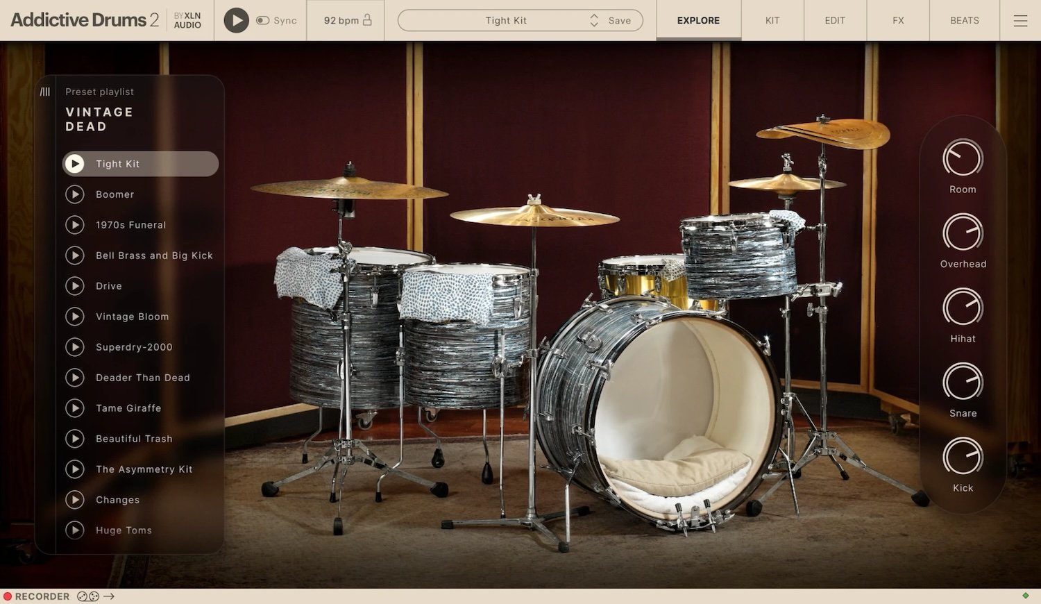 Addictive Drums 2: Vintage Dead ADpak